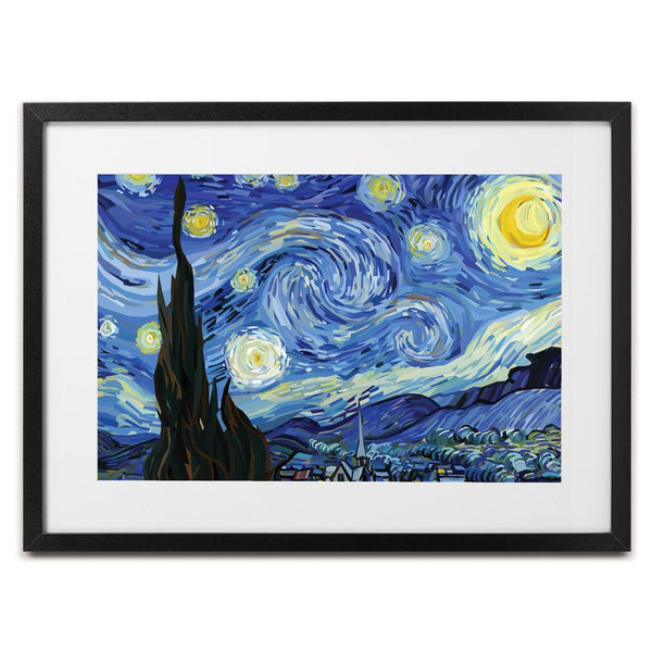 Starry Night Framed Art Print – Art Print Shop