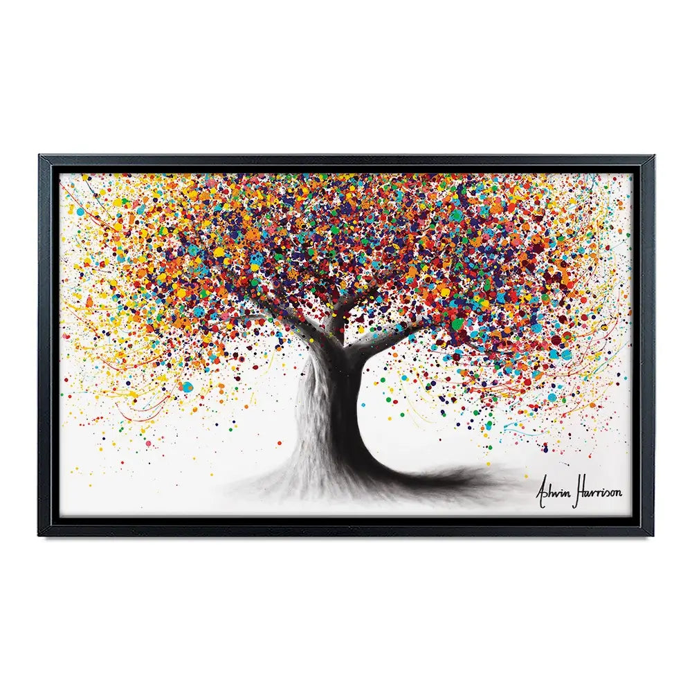 Rainbow Soul Tree Canvas Print