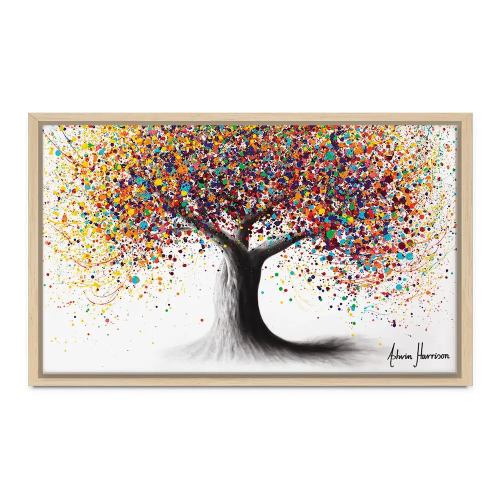 Rainbow Soul Tree Canvas Print