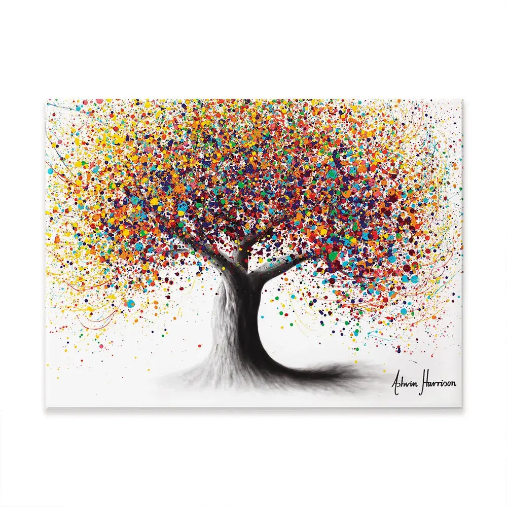 Rainbow Soul Tree Canvas Print