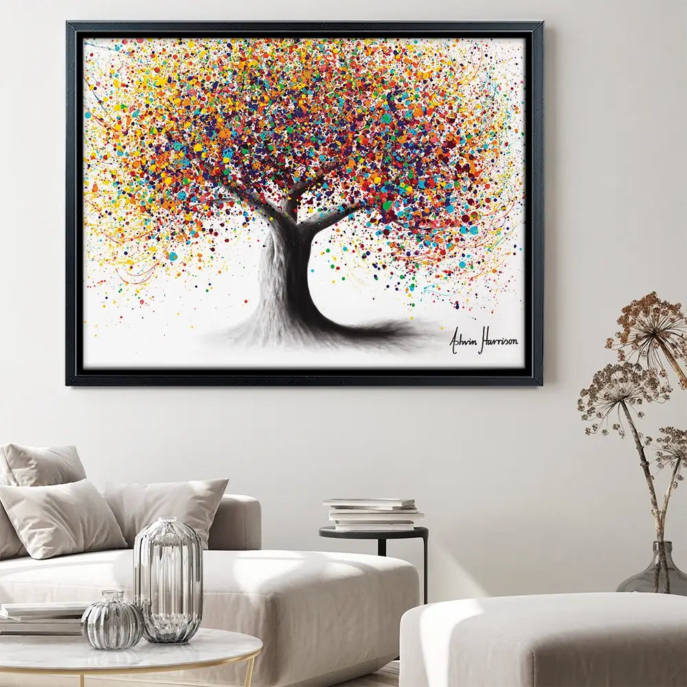 Rainbow Soul Tree Canvas Print