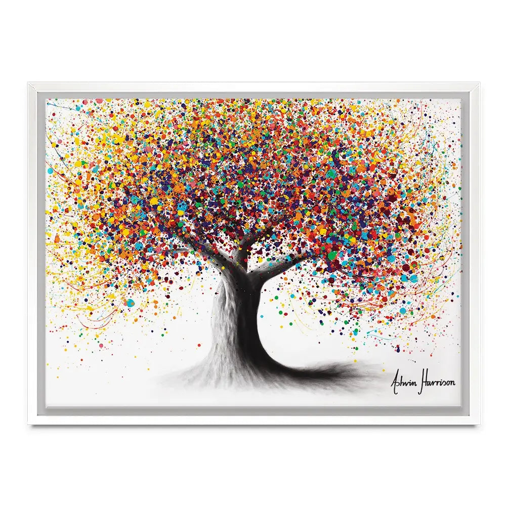 Rainbow Soul Tree Canvas Print