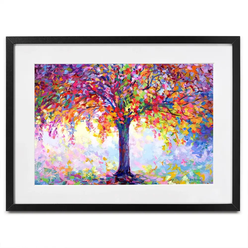 Tree Of Happiness Framed Art Print