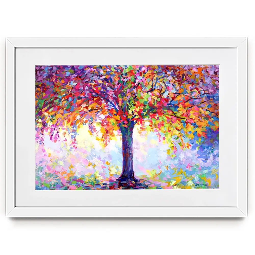 Tree Of Happiness Framed Art Print