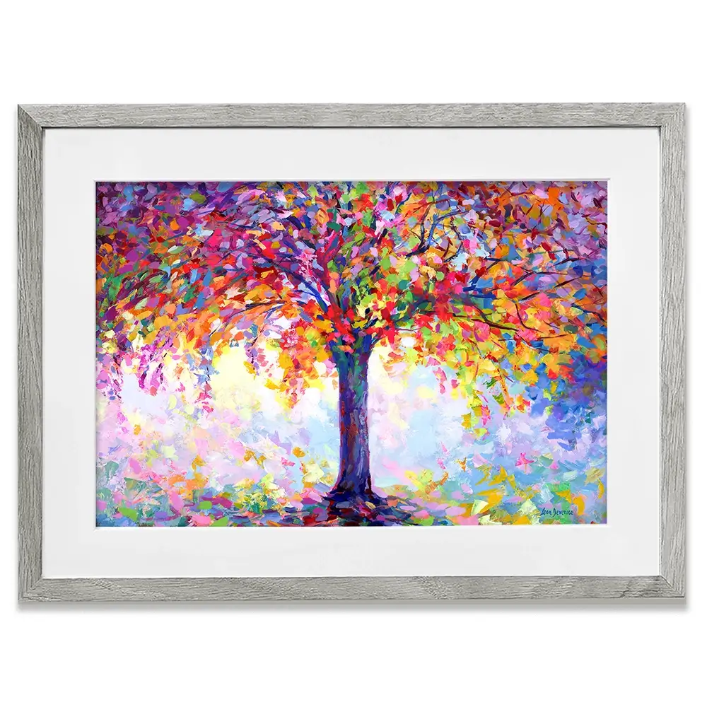 Tree Of Happiness Framed Art Print