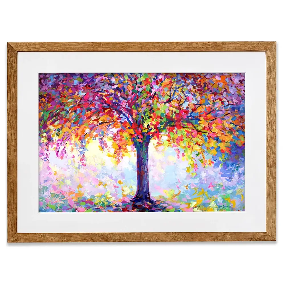 Tree Of Happiness Framed Art Print