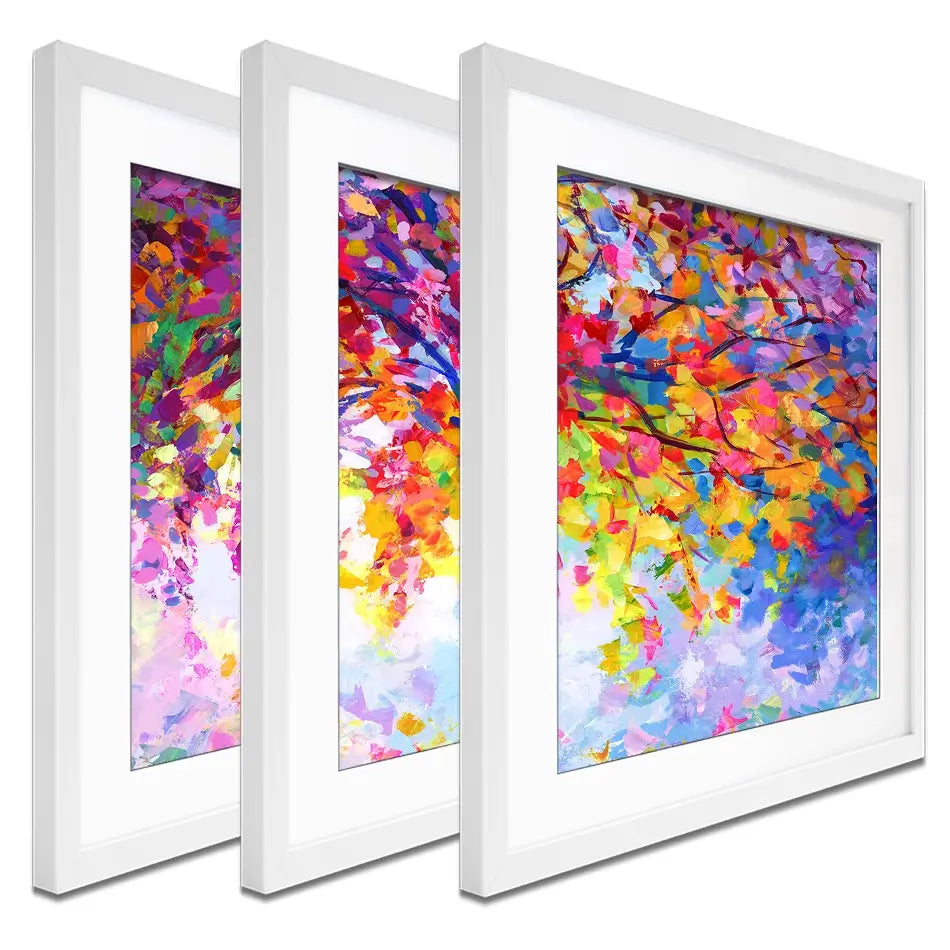 Tree Of Happiness Framed Art Print Trio