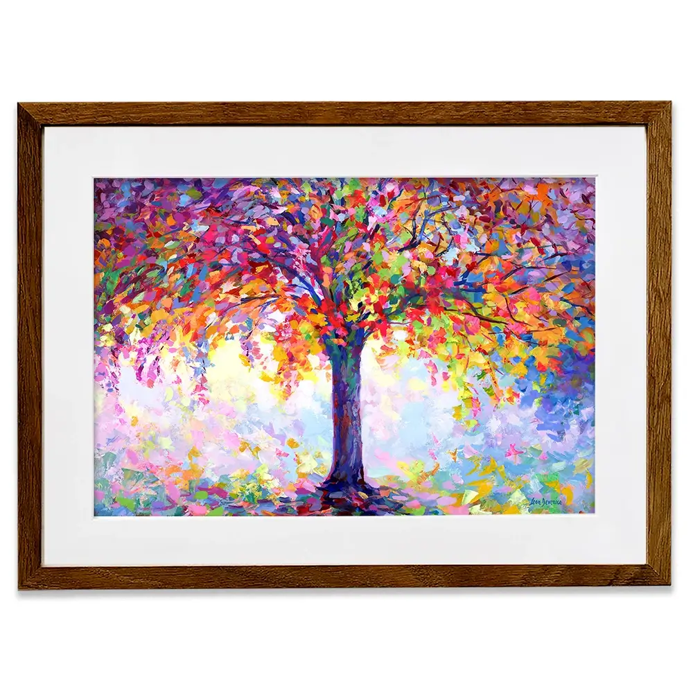 Tree Of Happiness Framed Art Print