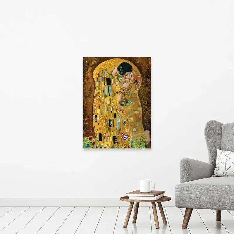 The Kiss Reimagined Canvas Print