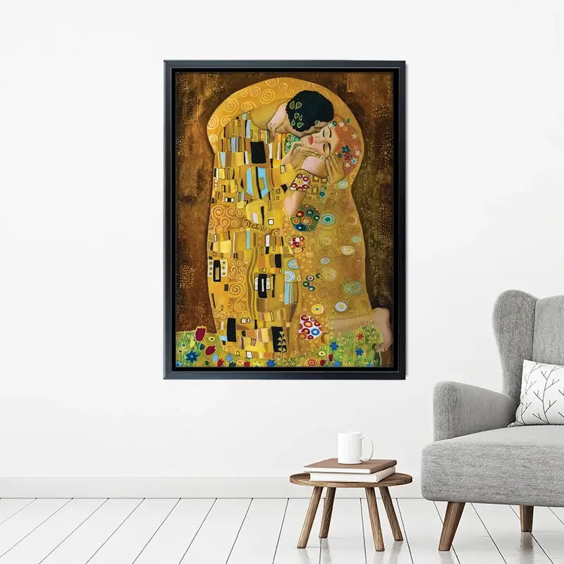 The Kiss Reimagined Canvas Print