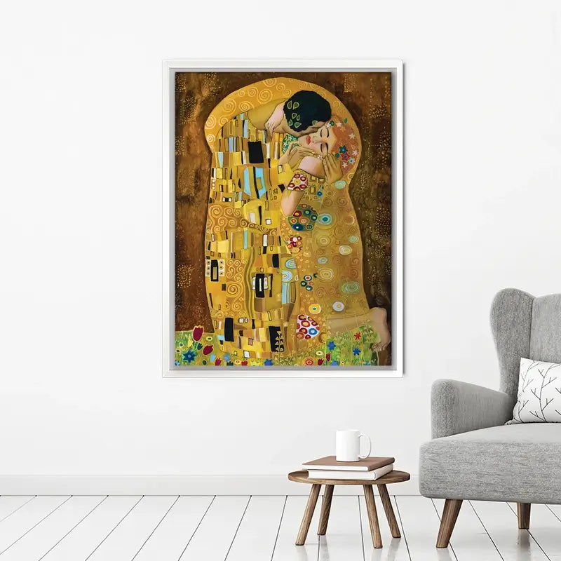 The Kiss Reimagined Canvas Print