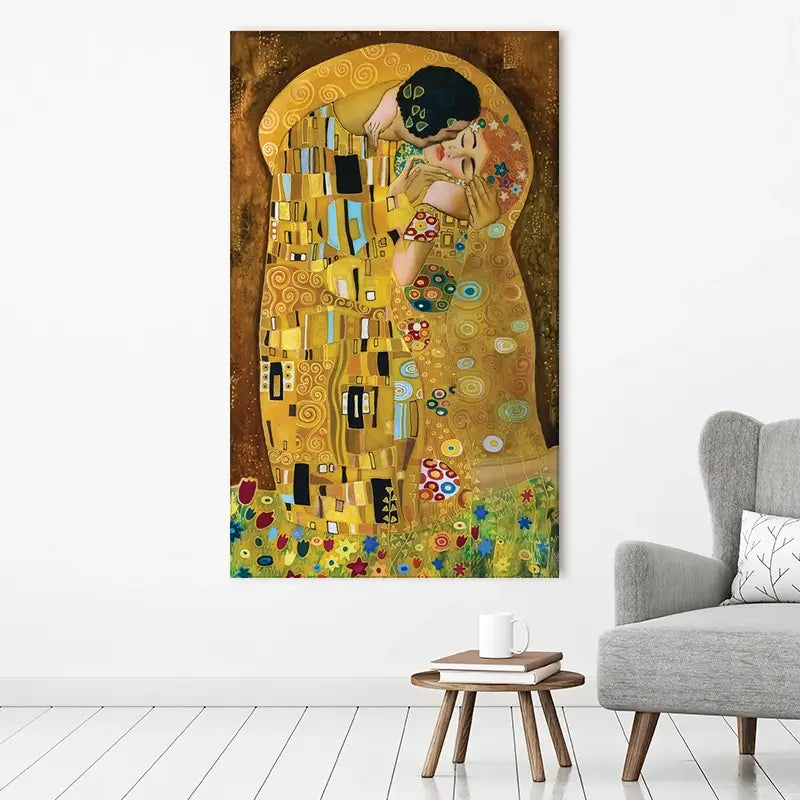 The Kiss Reimagined Canvas Print