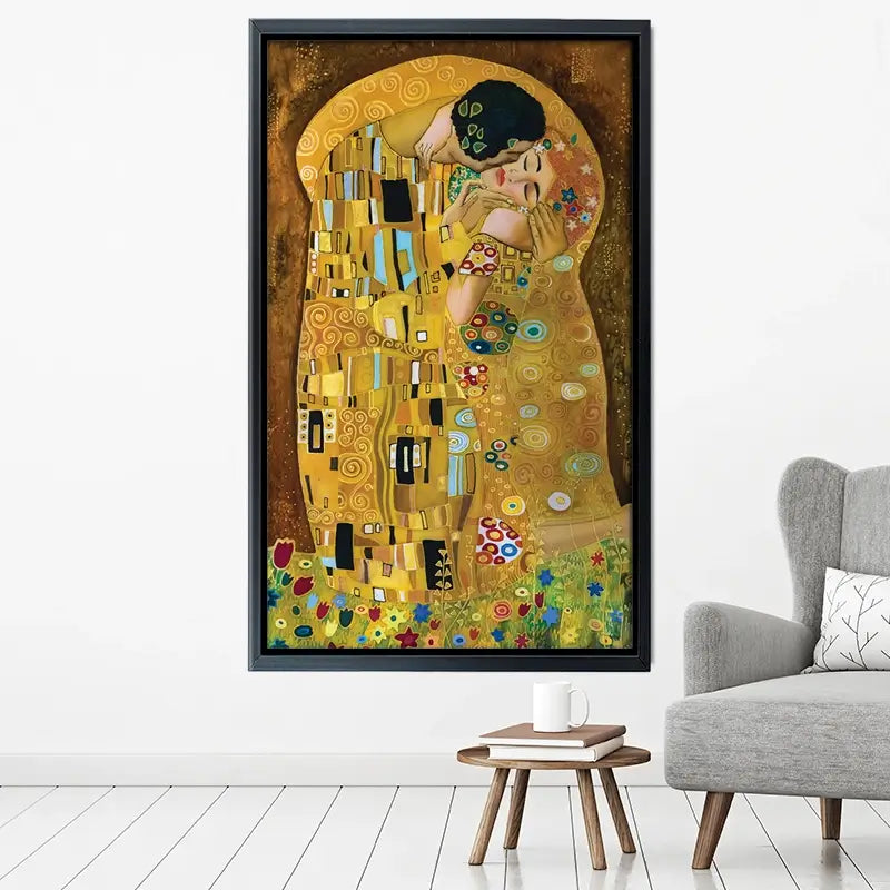 The Kiss Reimagined Canvas Print