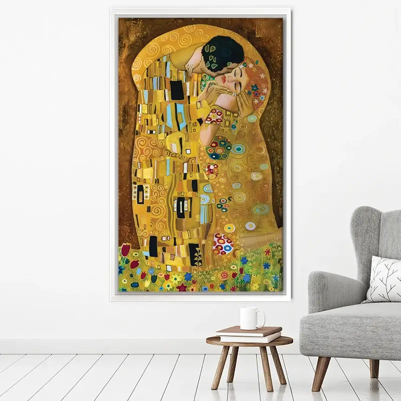 The Kiss Reimagined Canvas Print