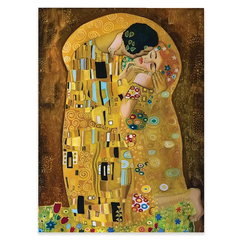 The Kiss Reimagined Canvas Print