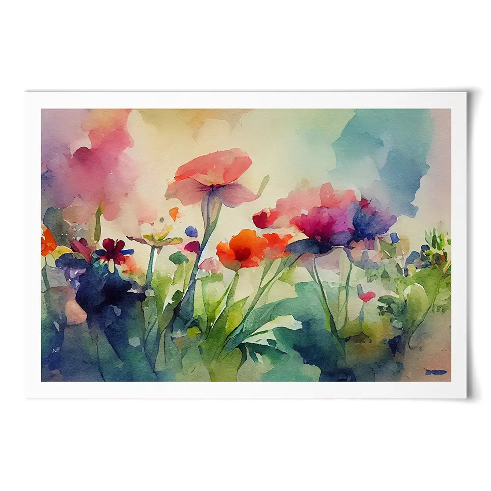 Nature In Watercolour Art Print