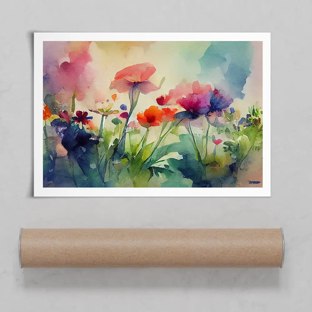 Nature In Watercolour Art Print