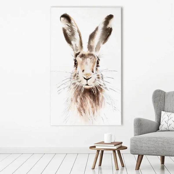 Harry The Hare Canvas Print – Art Print Shop