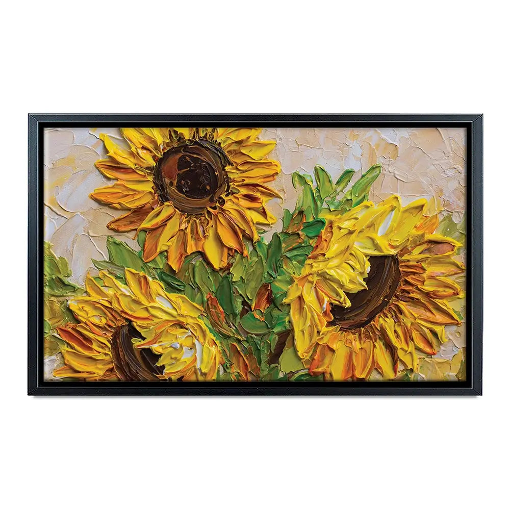 Sunflowers Warmth Canvas Print