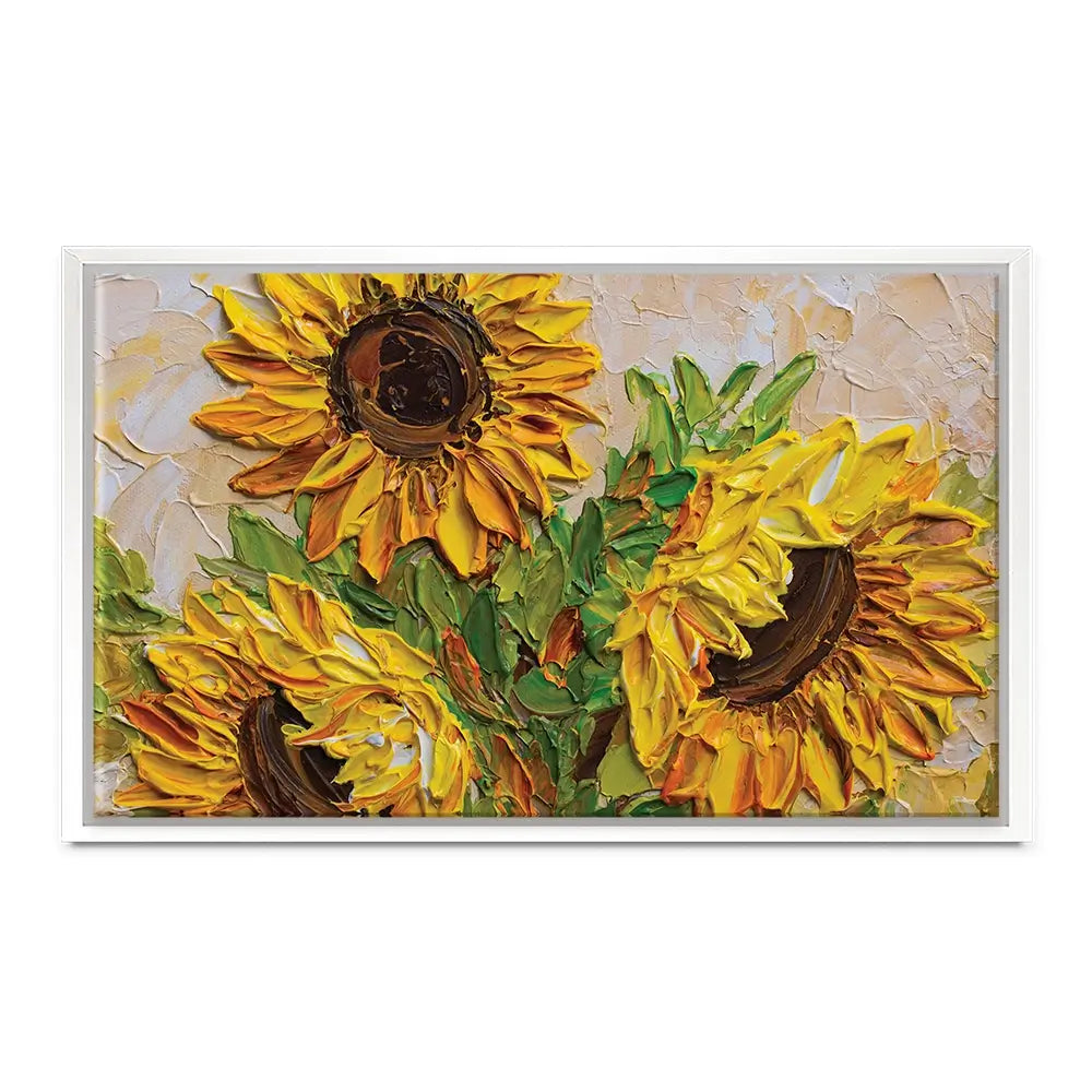 Sunflowers Warmth Canvas Print