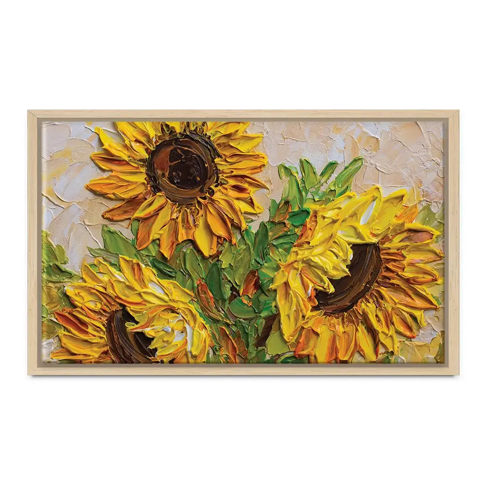 Sunflowers Warmth Canvas Print