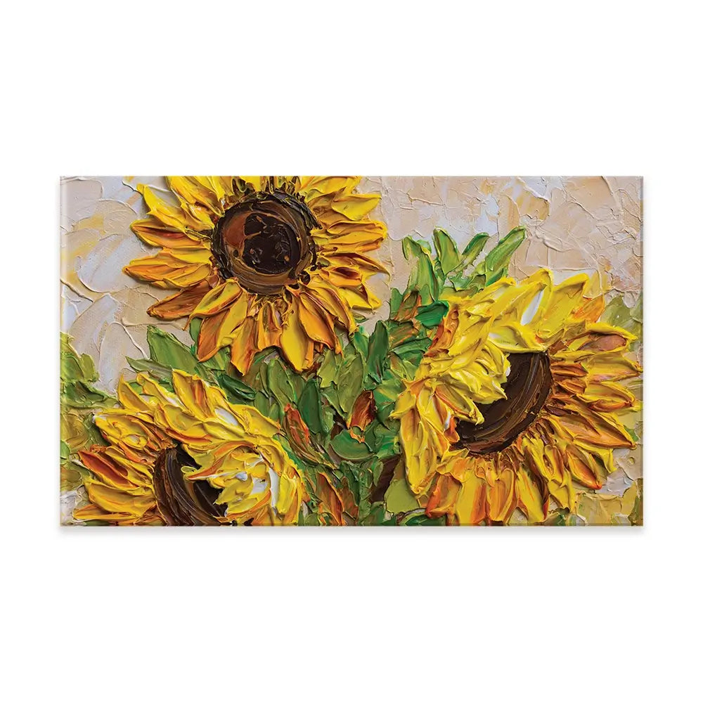 Sunflowers Warmth Canvas Print