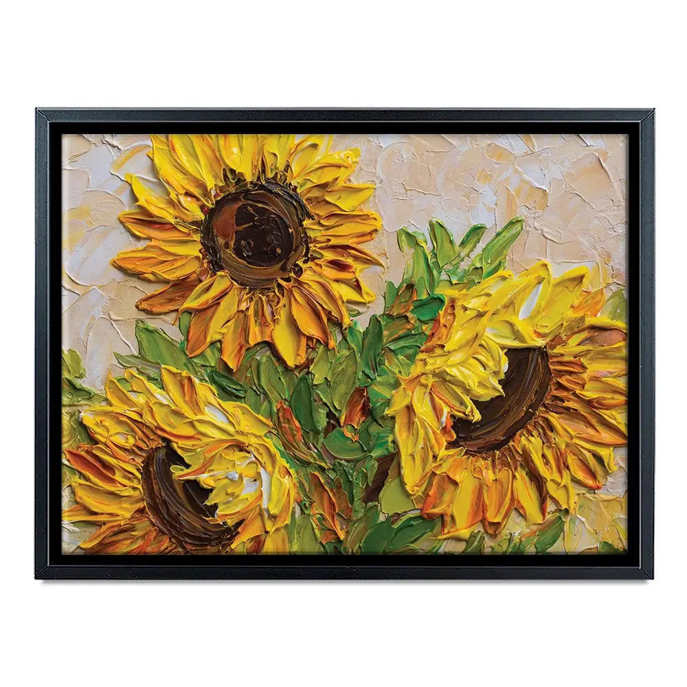 Sunflowers Warmth Canvas Print