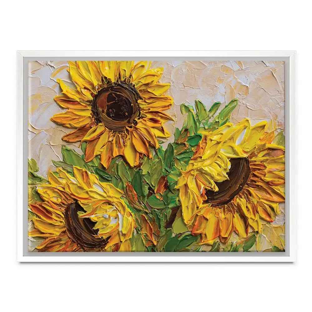 Sunflowers Warmth Canvas Print