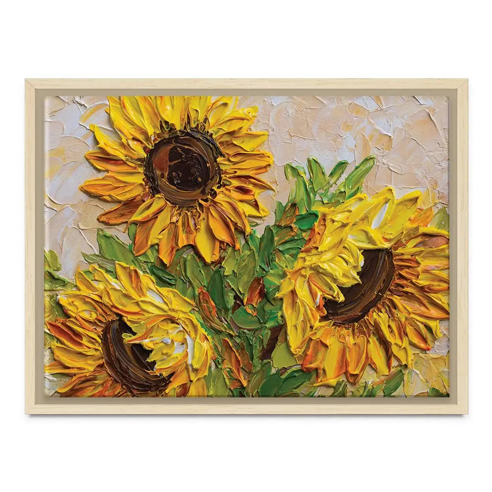 Sunflowers Warmth Canvas Print