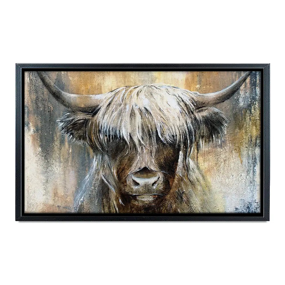 Cow Central Canvas Print