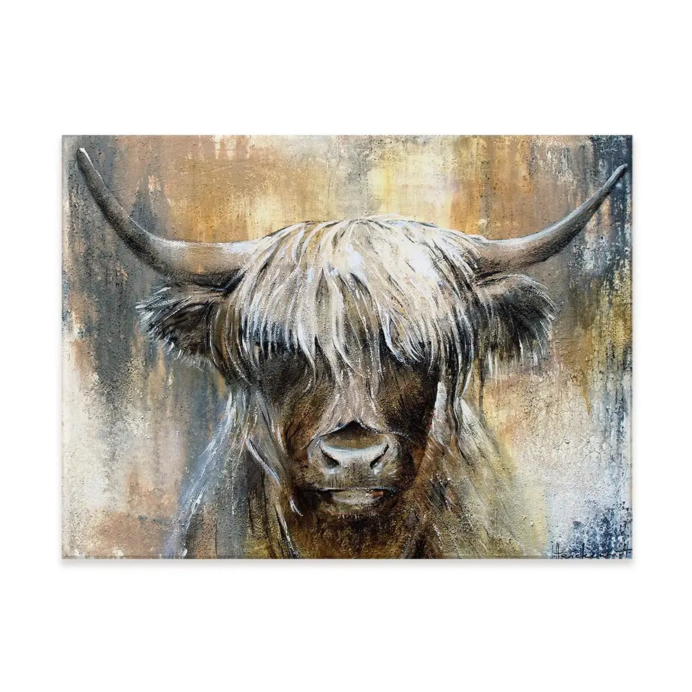 Cow Central Canvas Print