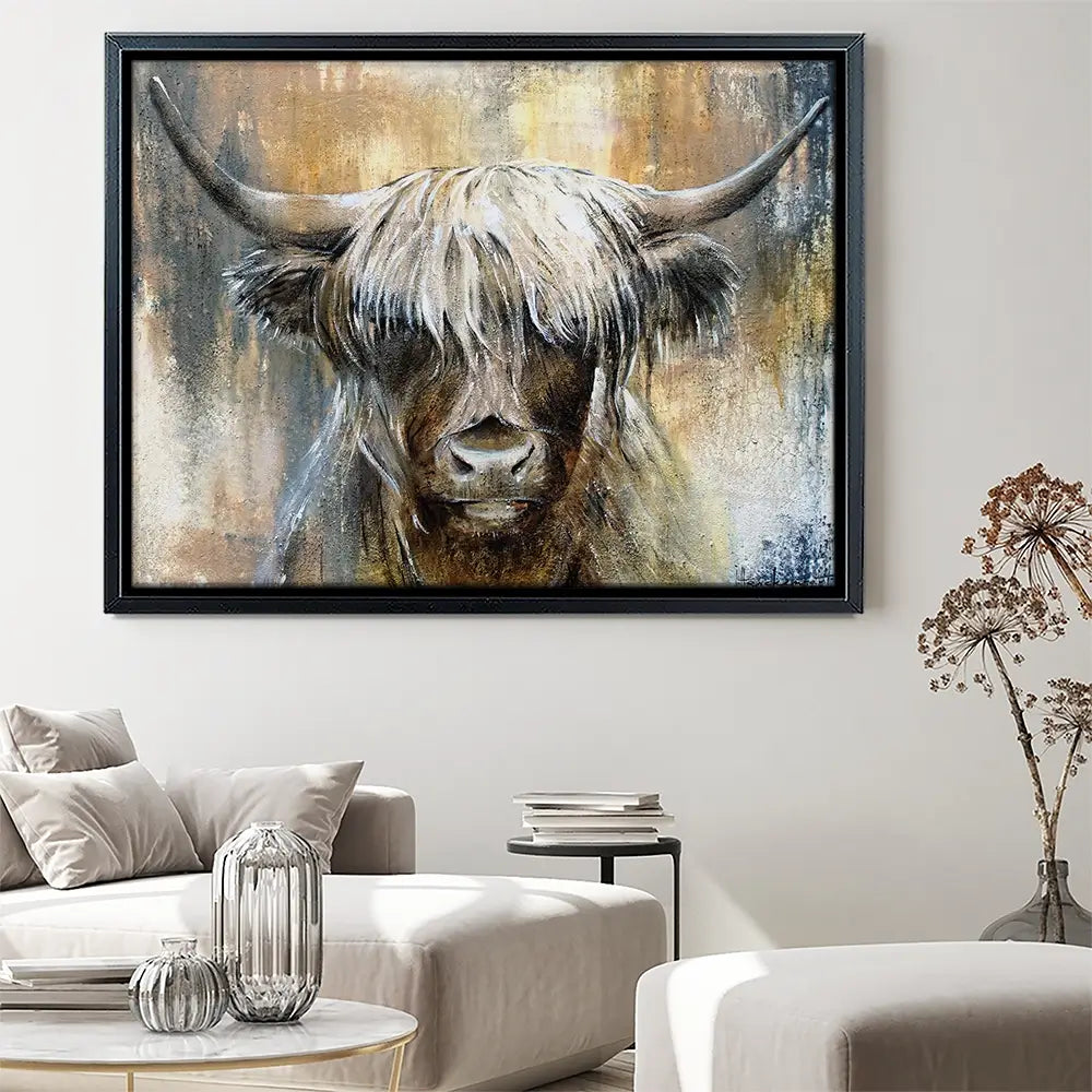 Cow Central Canvas Print