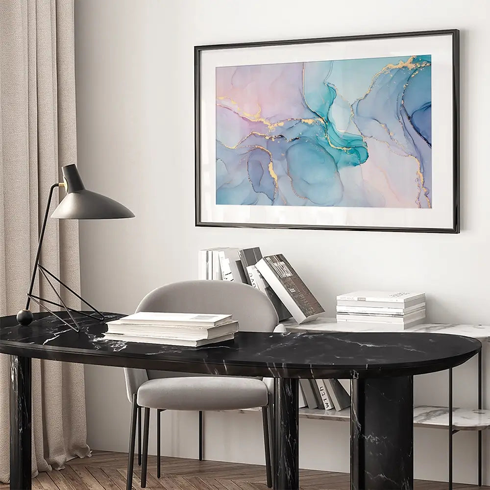 Dreamy Marble Framed Art Print