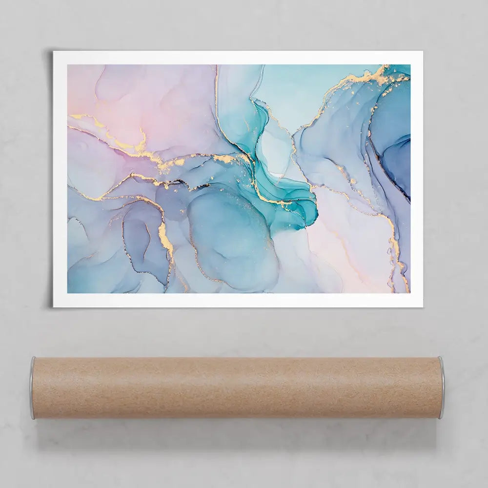 Dreamy Marble Art Print