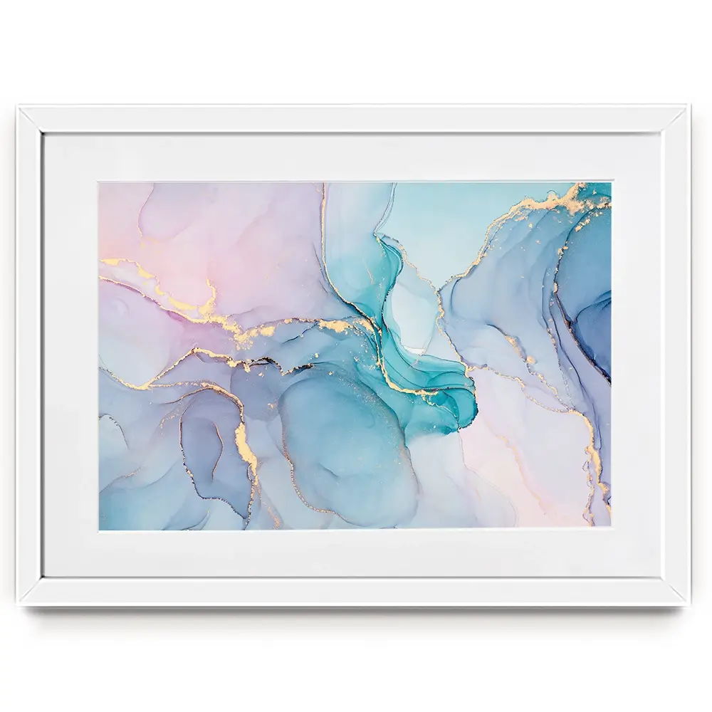 Dreamy Marble Framed Art Print