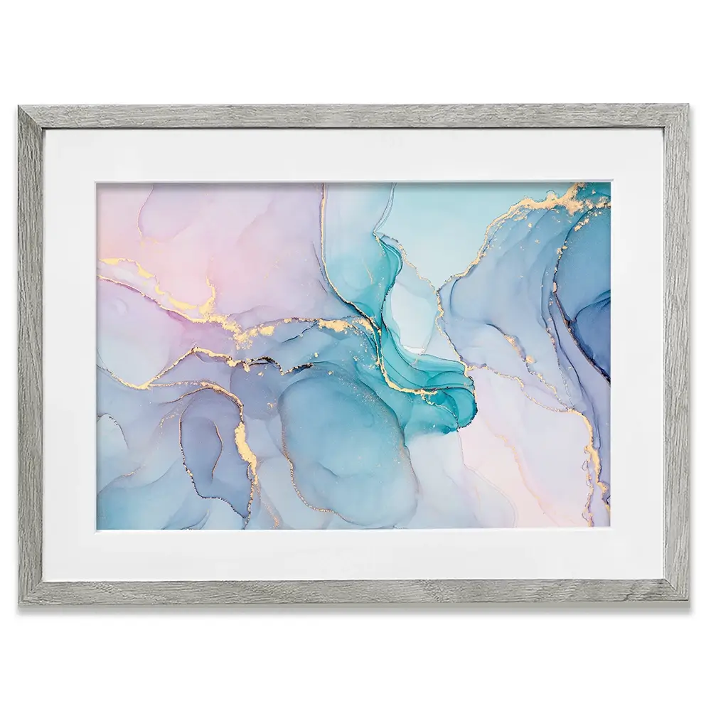 Dreamy Marble Framed Art Print