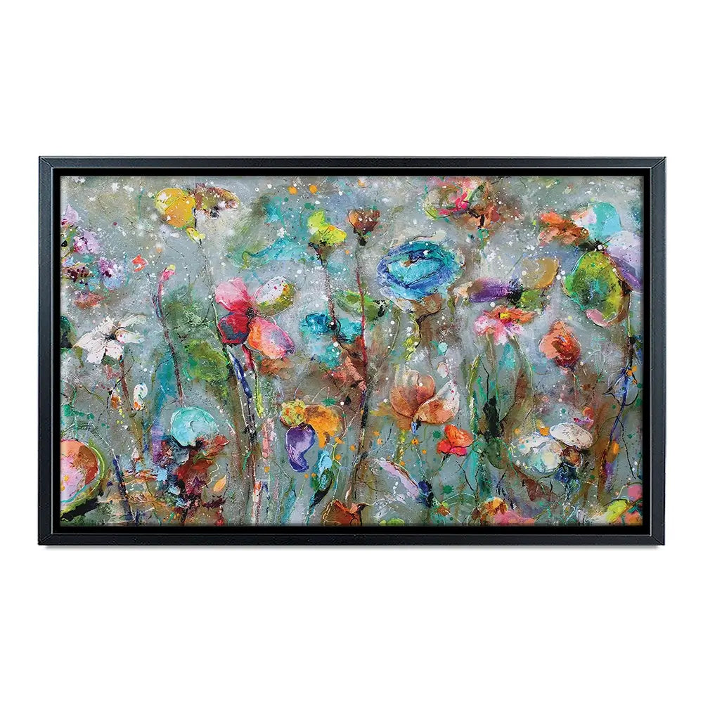 Flowers By Dawn Canvas Print