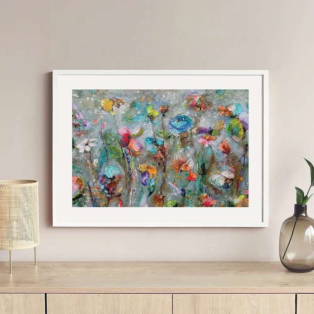 Flowers By Dawn Framed Art Print