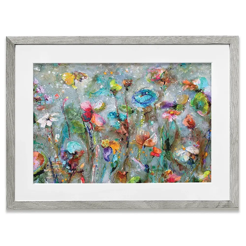 Flowers By Dawn Framed Art Print