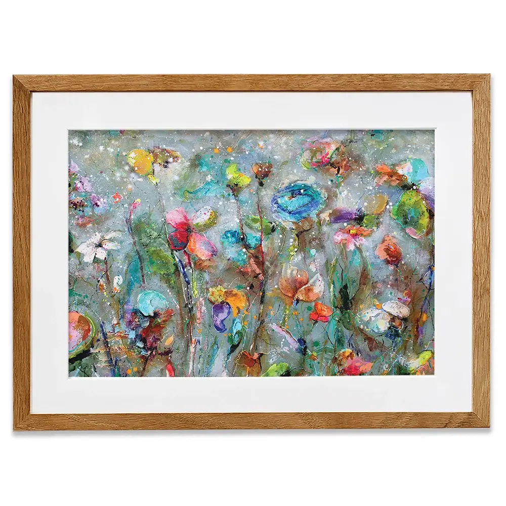 Flowers By Dawn Framed Art Print