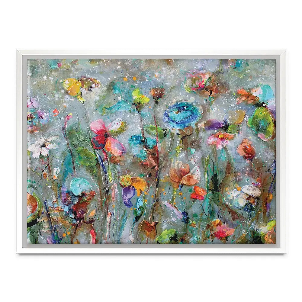 Flowers By Dawn Canvas Print