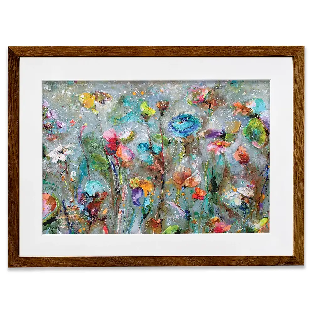 Flowers By Dawn Framed Art Print