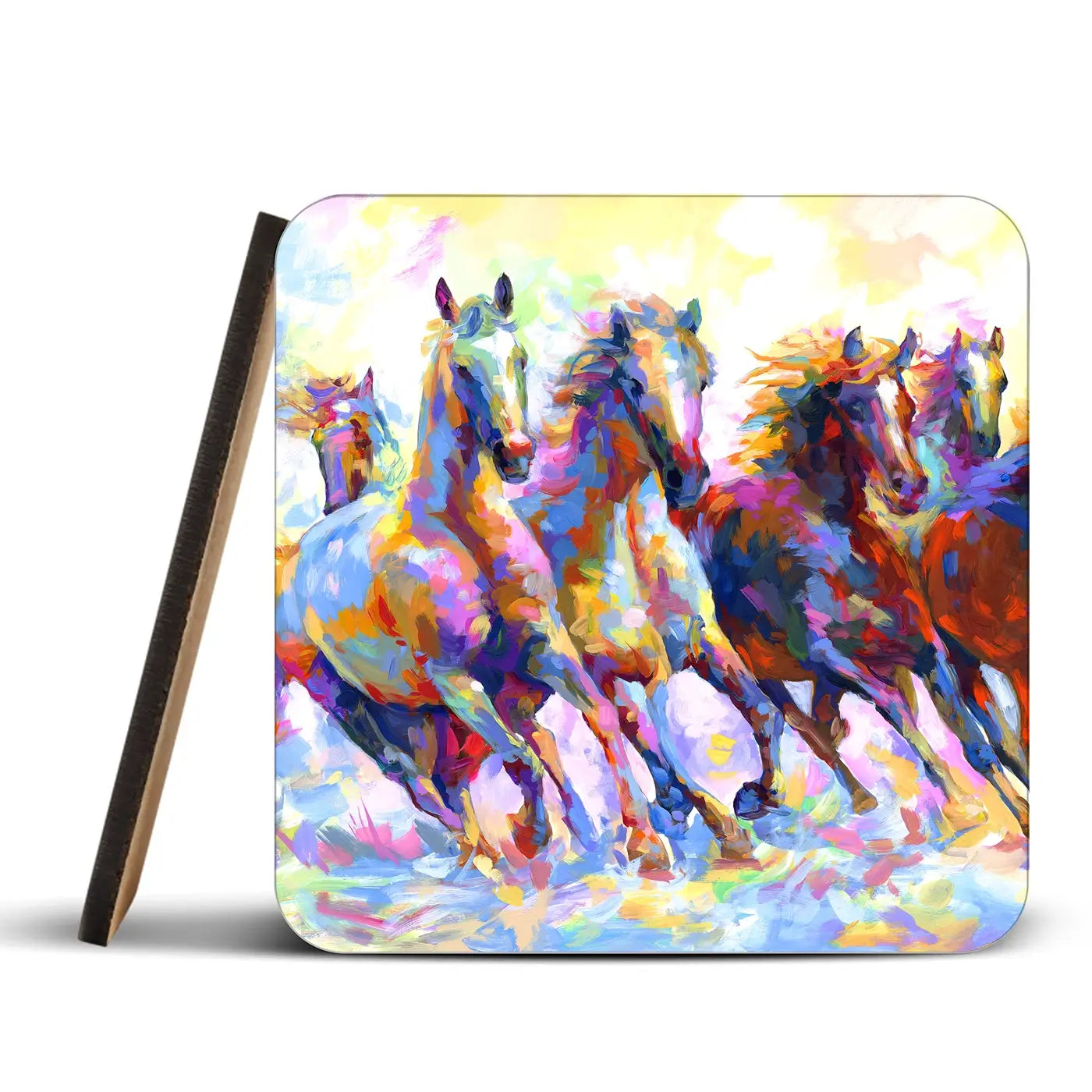 Wild Horses Running Coaster Set