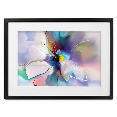 A Flower Framed Art Print