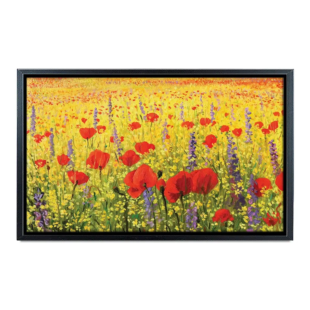 Poppies Oil Painting Canvas Print