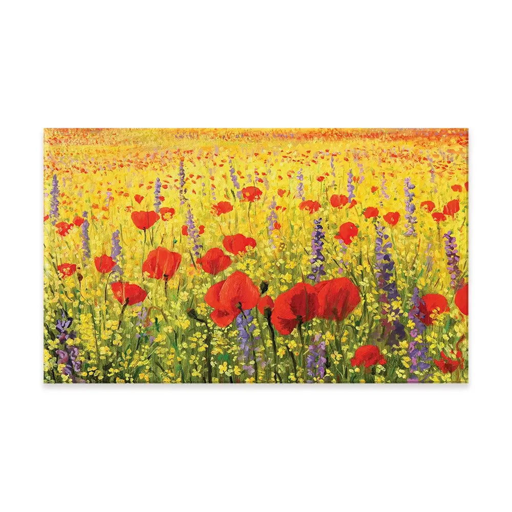 Poppies Oil Painting Canvas Print