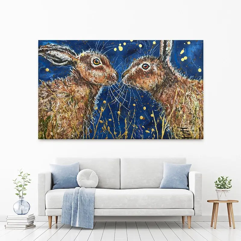 Under The Night Sky Canvas Print