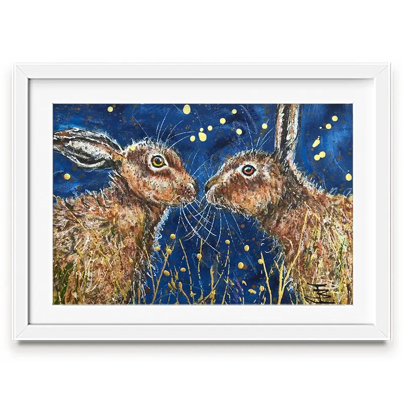 Under The Night Sky Framed Art Print