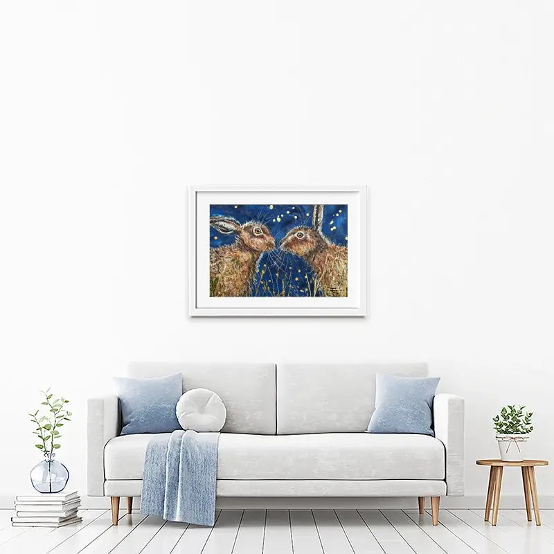 Under The Night Sky Framed Art Print