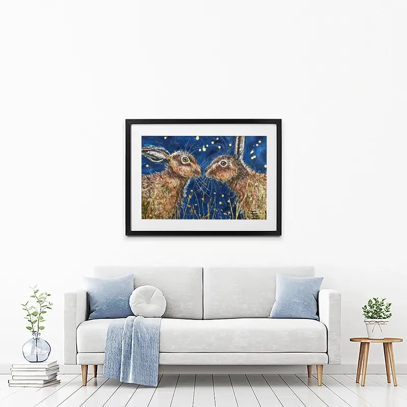 Under The Night Sky Framed Art Print